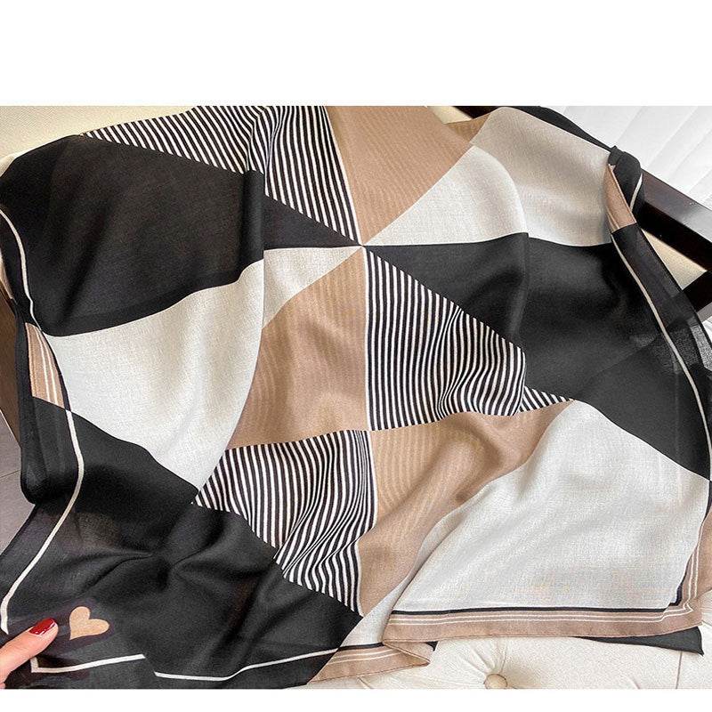 Fashionable Casual Accessories Women's Silk Scarves - Mubimart
