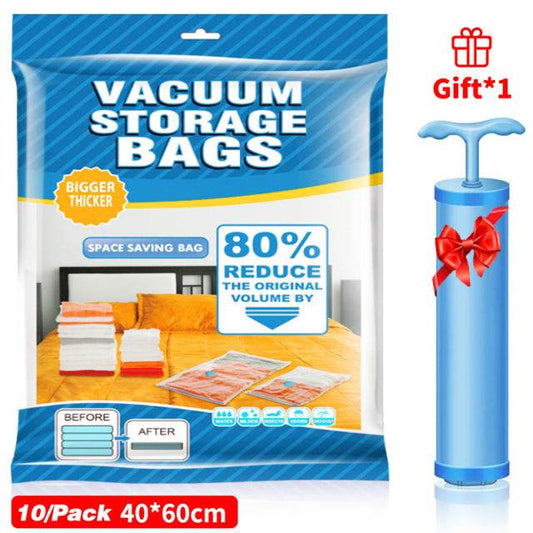Vacuum Bag Storage W Valve Home Organizer Bag Fold - Mubimart