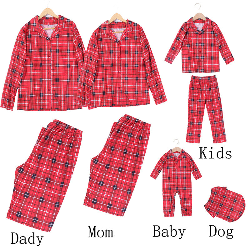 New Christmas Whole Family Print Set Pajamas - Mubimart -  