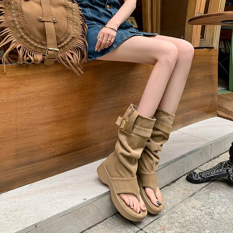 Summer Flip-flops Sandal Boots - Mubimart