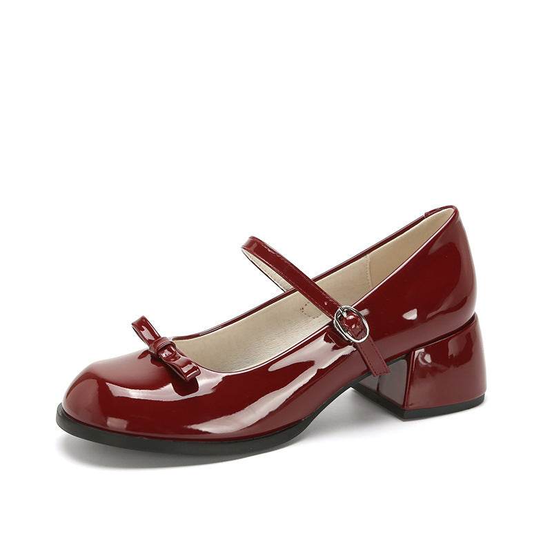 French Mary Jane Shoes Women - Mubimart