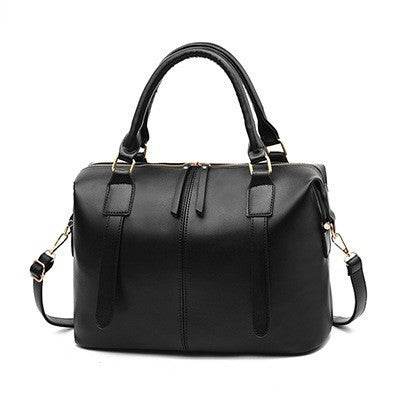 Women Leather Handbag Vintage Bag Shoulder Bags Big Bag - Mubimart