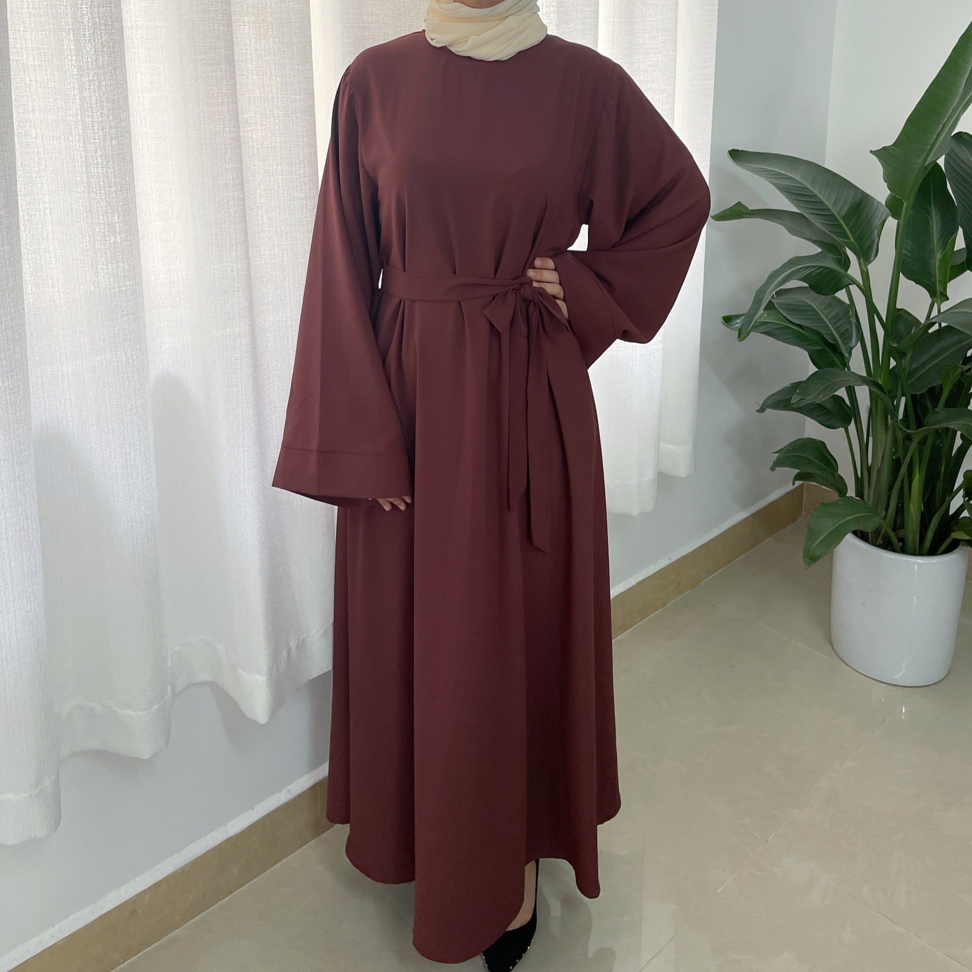 Robe Plus Size Muslim Dress - Mubimart -  