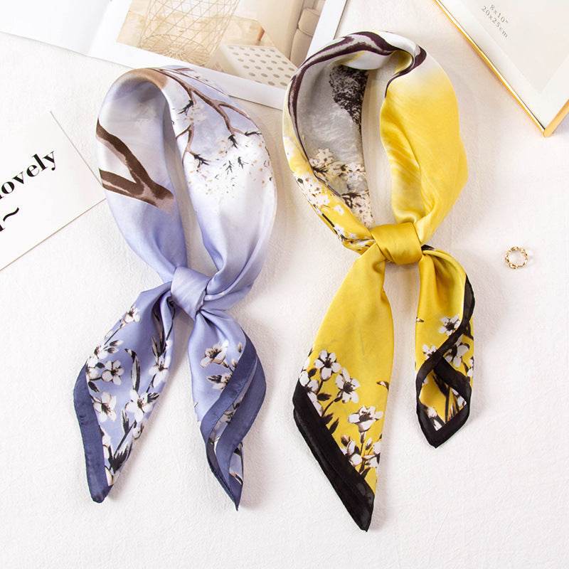 All-matching Imitated Silk Scarves Decoration - Mubimart