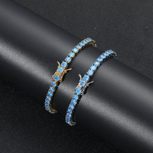 European And American Hip-hop Tennis Bracelet