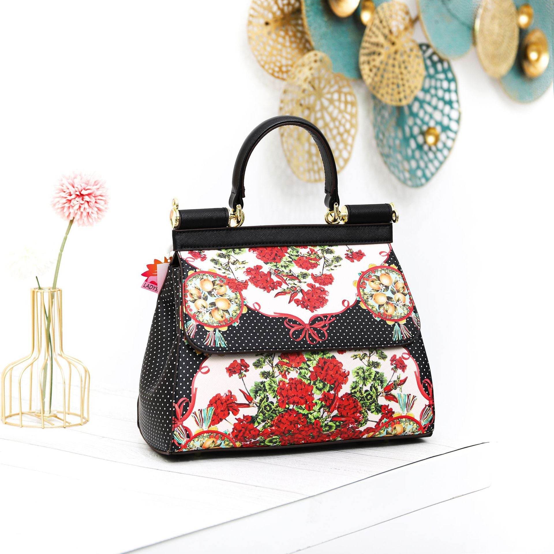 fashiion DG Ladies Bag Printing Handbag Box Designer Bag - Mubimart