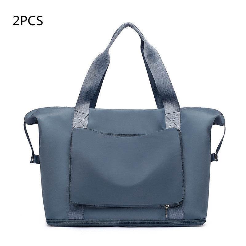 Foldable Large Capacity Women Gym Bags Shoulder Bag Women Training Travel Handle Handbag Yoga Sport Crossbody Tote Bag Women - Mubimart