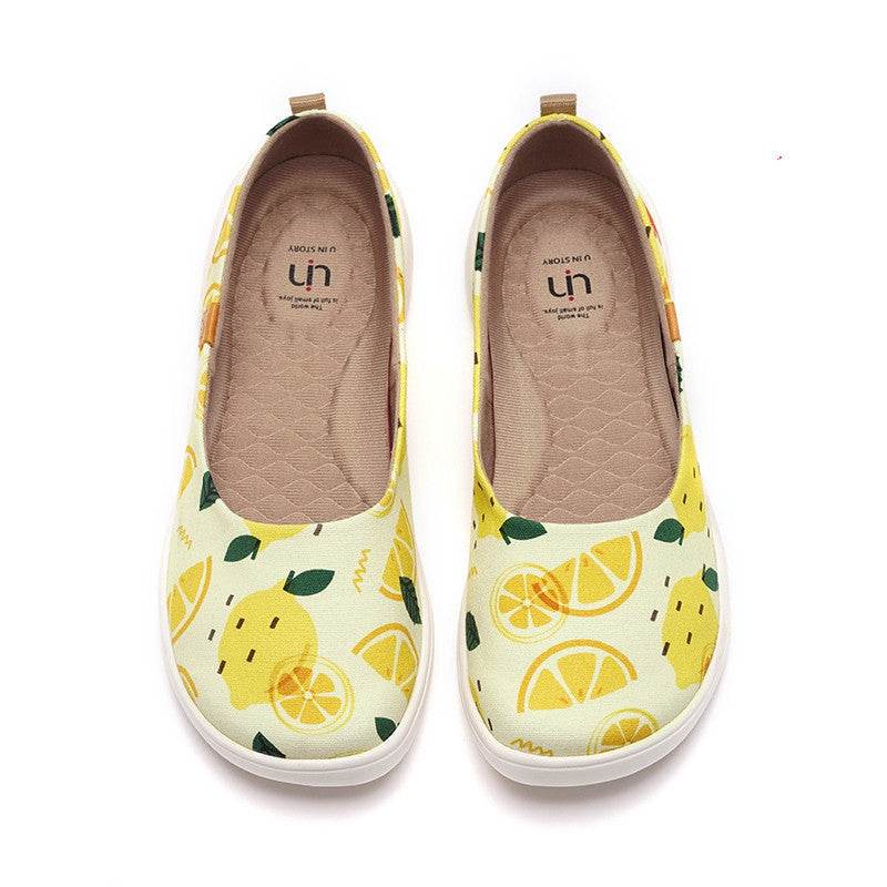 Lazy Shoes Women Casual Canvas Shoes - Mubimart