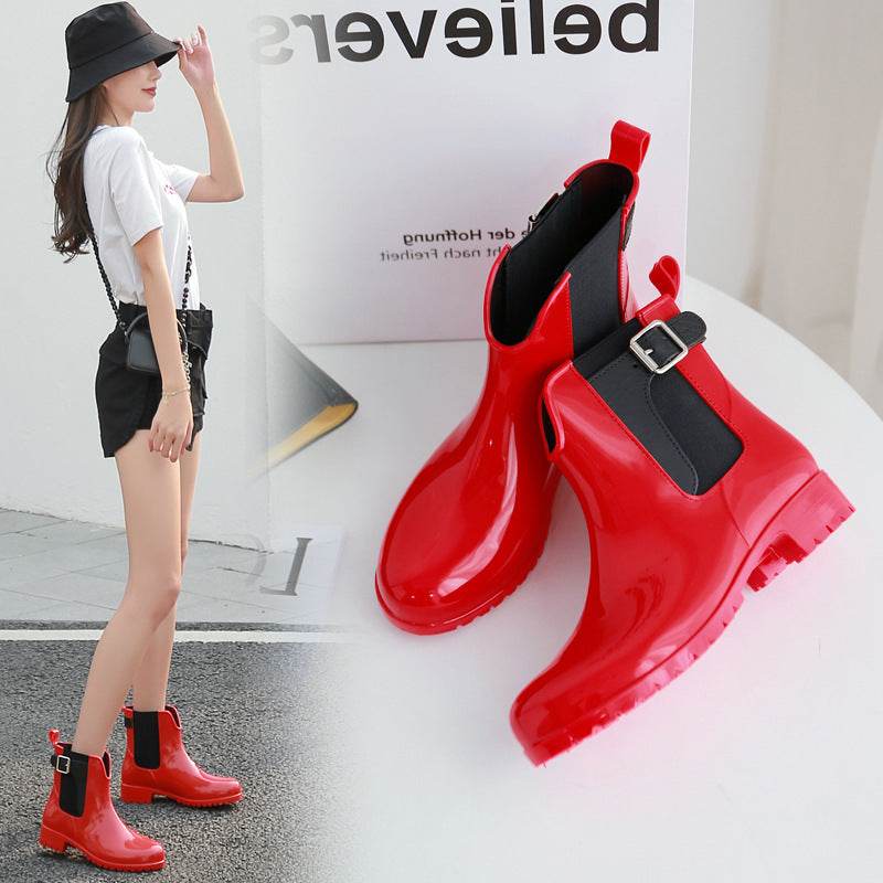 Fashion Water Shoes Low Top Rubber - Mubimart
