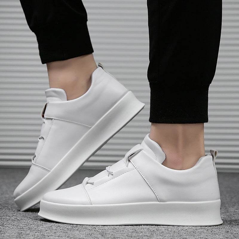 Spring New Brand Men Leather Loafers Slip On Casual Shoes Mens Moccasins - Mubimart
