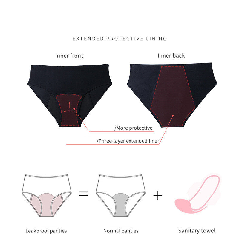 9099 Four Layers Of Comfortable And Leak-proof Physiological Women's Underwear - Mubimart -  