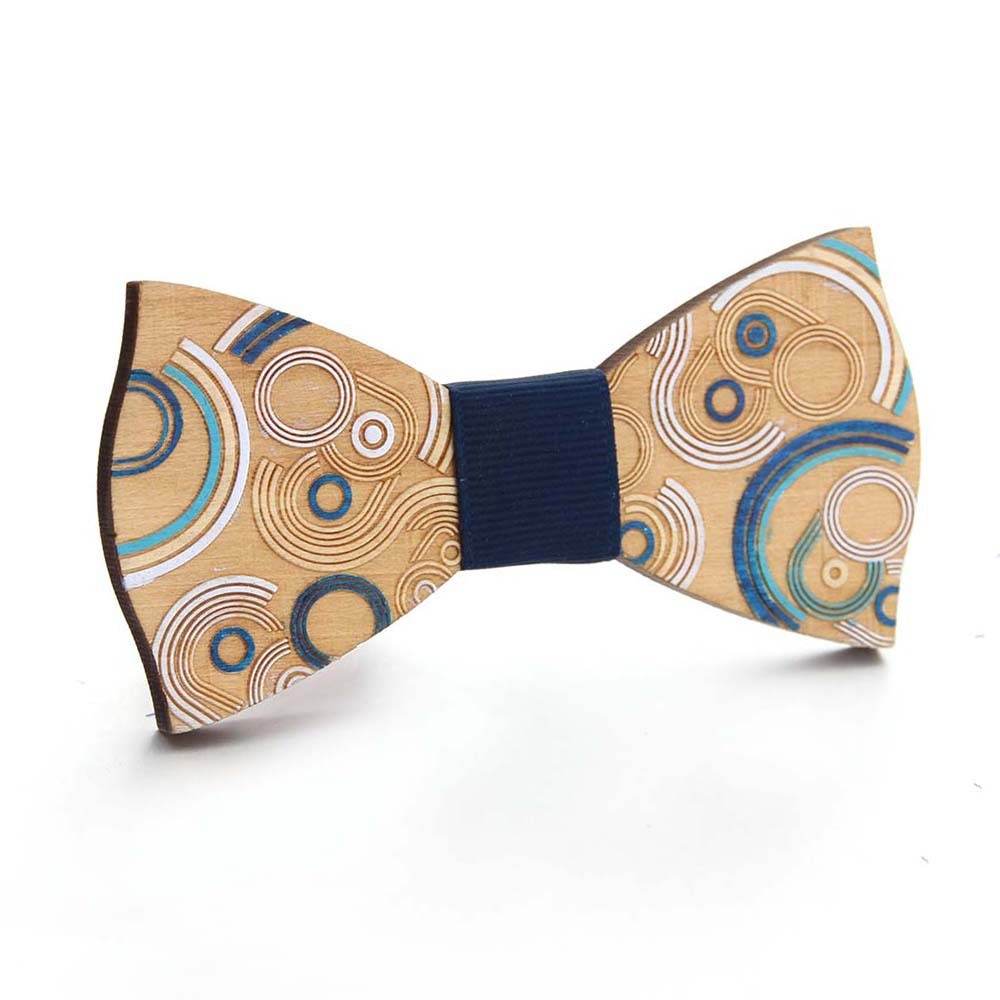 Hand-painted Puzzle Bow Tie Bow Tie Color Hand-painted - Mubimart