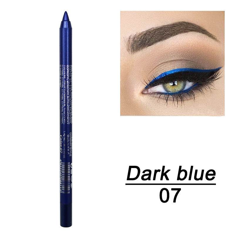Eyeliner Dual Use Gel Eyeliner Pen For Long Lasting Waterproof And Sweat Proof - Mubimart