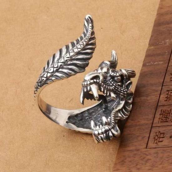 Domineering Men Faucet Ring Retro - Mubimart