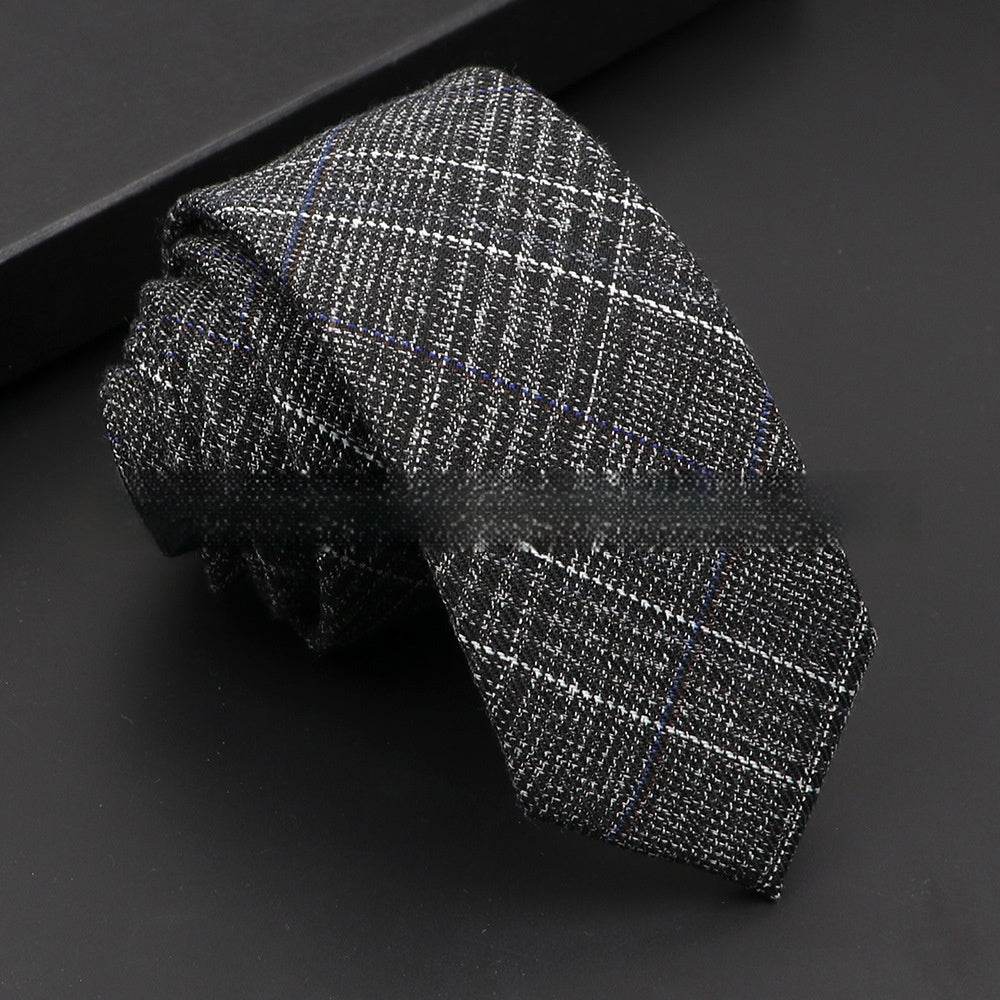 Artificial Woolen Necktie Korean Casual Accessories - Mubimart
