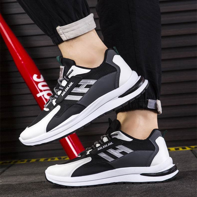 Men Sneakers White Sports Shoes Running Walking - Mubimart