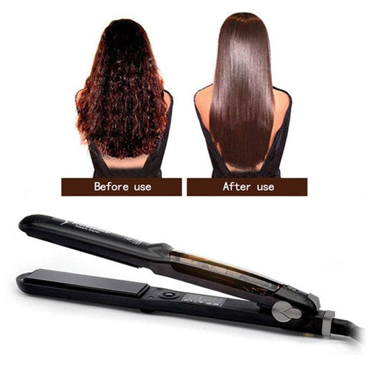 Steam Hair Straightener Spray Tourmaline Splint Does Not Hurt Hair Anion Hair Curler Hair Curler And Straightener Dual-use - Mubimart