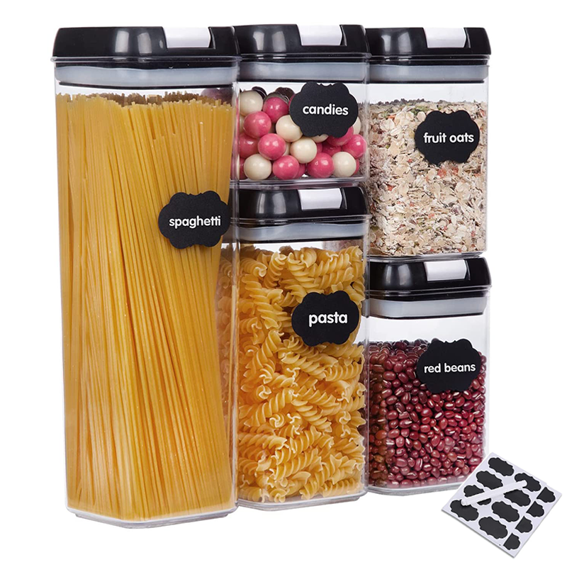 5pcs Set Easy Lock Food Storage - Mubimart -  