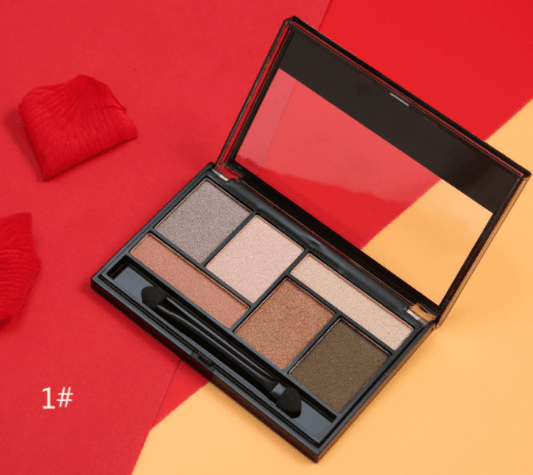 6-color eyeshadow palette - Mubimart