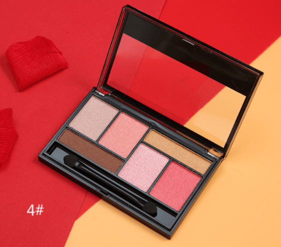 6-color eyeshadow palette - Mubimart