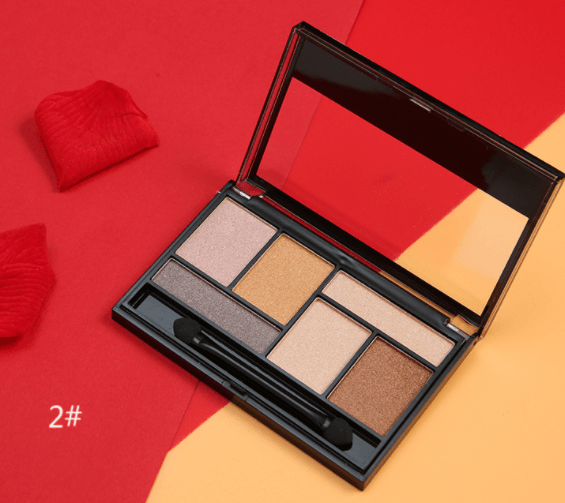 6-color eyeshadow palette - Mubimart