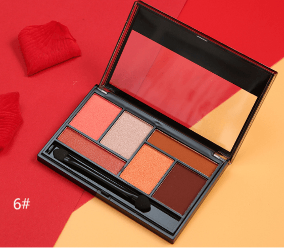 6-color eyeshadow palette - Mubimart