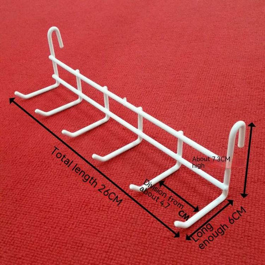 6-head Multi-purpose Door Back Towel Hook - Mubimart