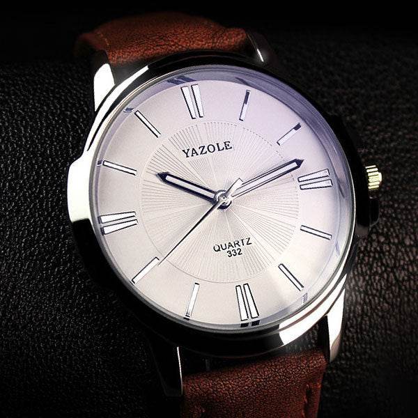 YAZOLE Fashion Quartz Watch Men Watches Top Brand Luxury Male Clock Business Mens Wrist Watch Hodinky Relogio Masculino - Mubimart