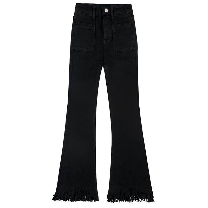 Fashionable Retro Flared Jeans For Women - Mubimart
