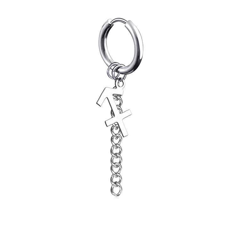 12 constellation earrings for men - Mubimart