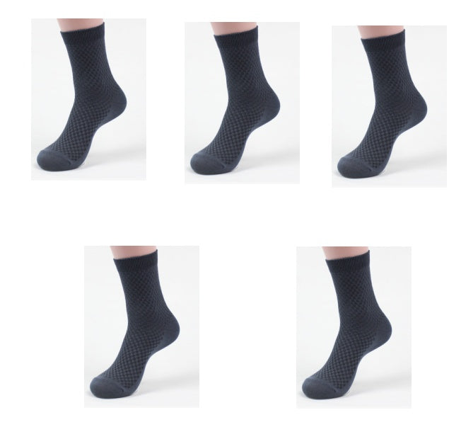 Socks men's new bamboo fiber men's socks - Mubimart -  