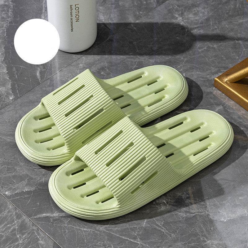 Summer Home Slippers With Hollow Sole Design Non-slip Floor Bathroom Slipper For Women Men's House Shoes - Mubimart