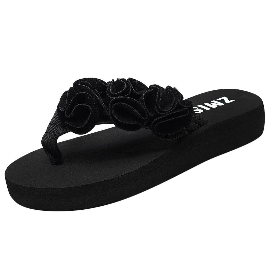 Flower flip-flops - Mubimart