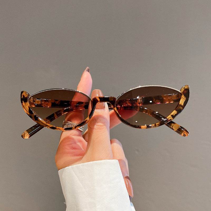 Cat Eye Sunglasses Women European And American Fashion Trending - Mubimart