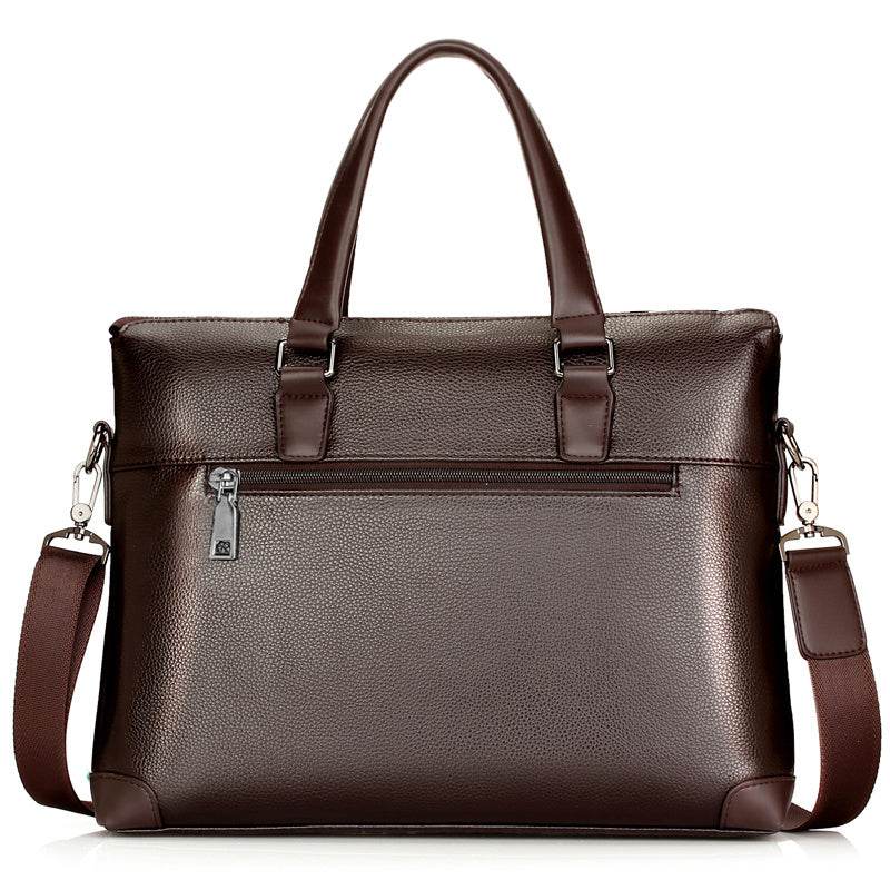 Men's diagonal handbag briefcase - Mubimart