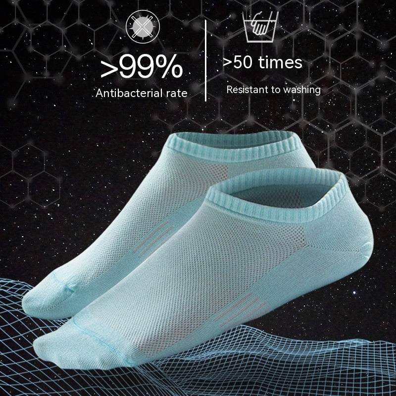 Thin Antibacterial Candy-colored Low Cut Short Tube Women's Socks - Mubimart