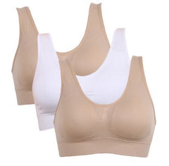 3pcs Set Seamless Push Up Bra - Mubimart -  