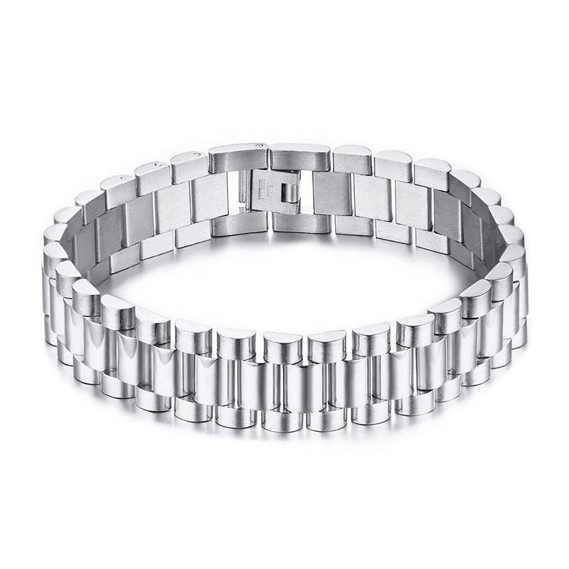 Titanium steel bracelet for men - Mubimart