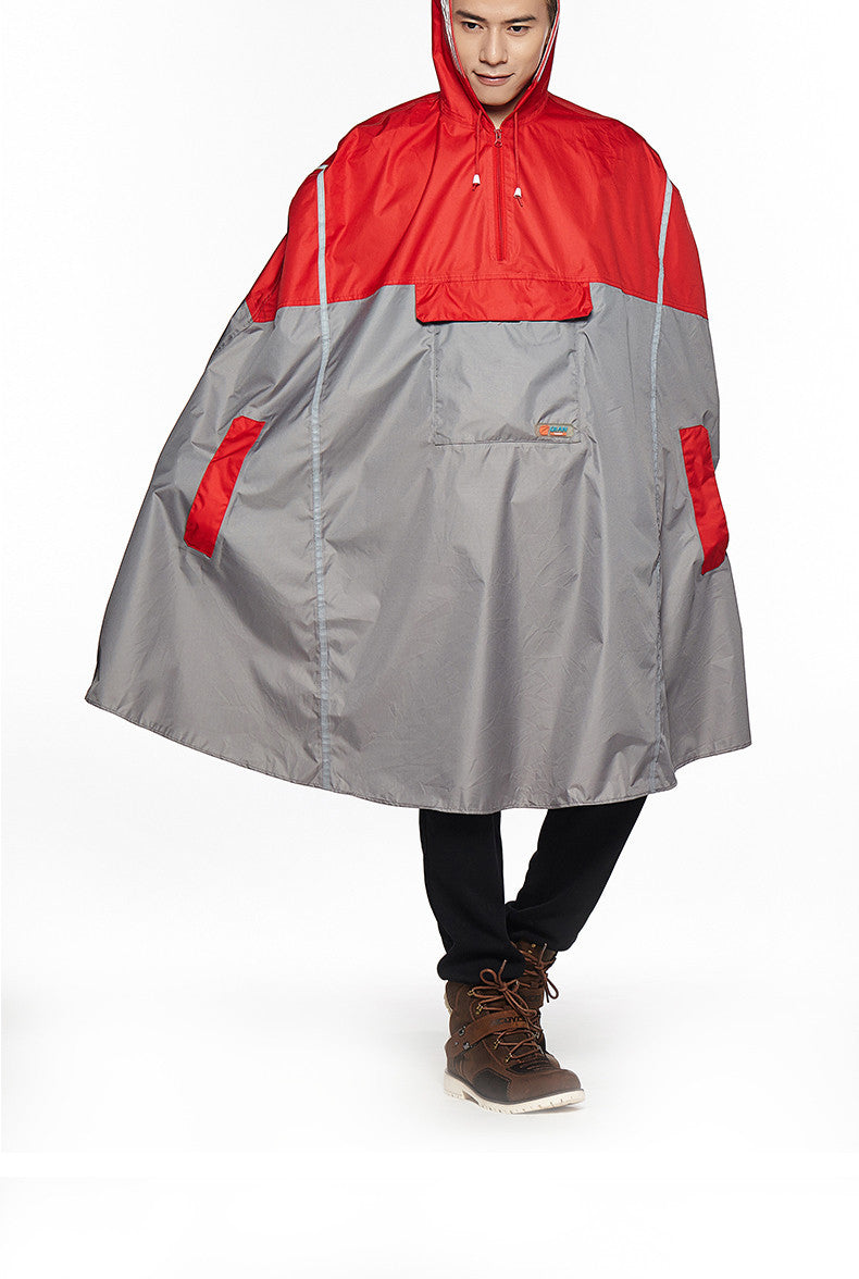 Multifunctional riding raincoat