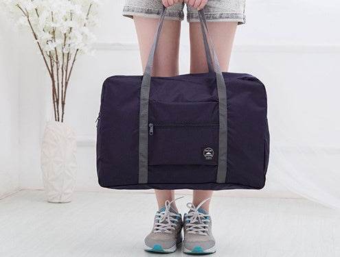 Travel bag large-capacity folding storage bag duffel trunk luggage - Mubimart