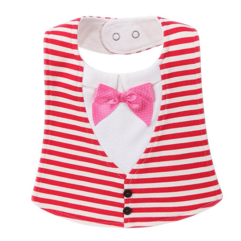 Gentleman Style Bibs Waterproof Baby Bib Novelty Burp Cloths Adjustable Newborn Toddler Infant Accessories - Mubimart