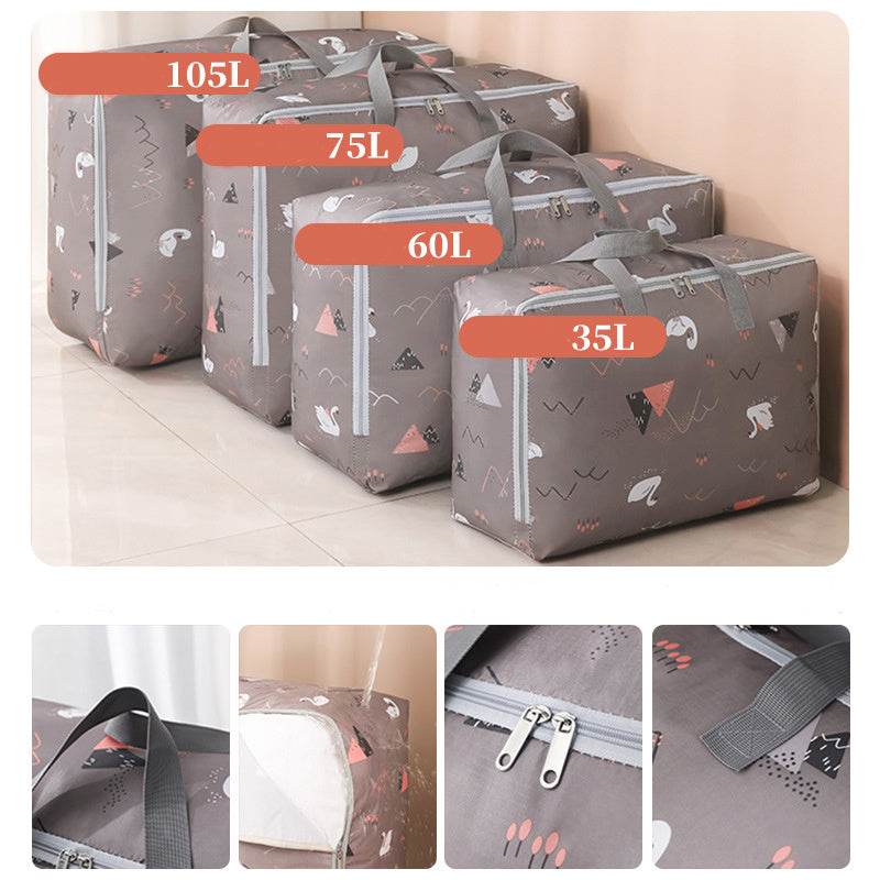Print Travel Duffel Bag For Women Sort Out Quilt Blanket Home Bag - Mubimart