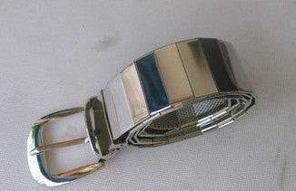 Gold Silver & Black Shiny Belts - Mubimart