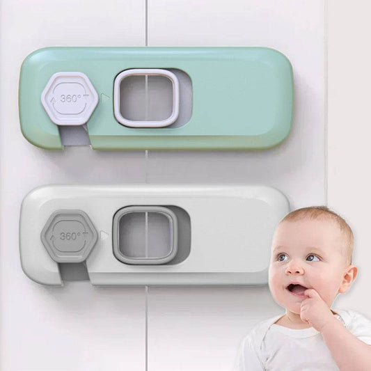 Home Refrigerator Lock Fridge Freezer Door Catch Lock Toddler Kids Child Cabinet Safety Lock For Baby Safety Child Lock - Mubimart