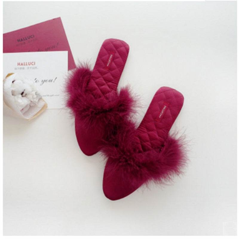 Fashionable household indoor slipper female - Mubimart