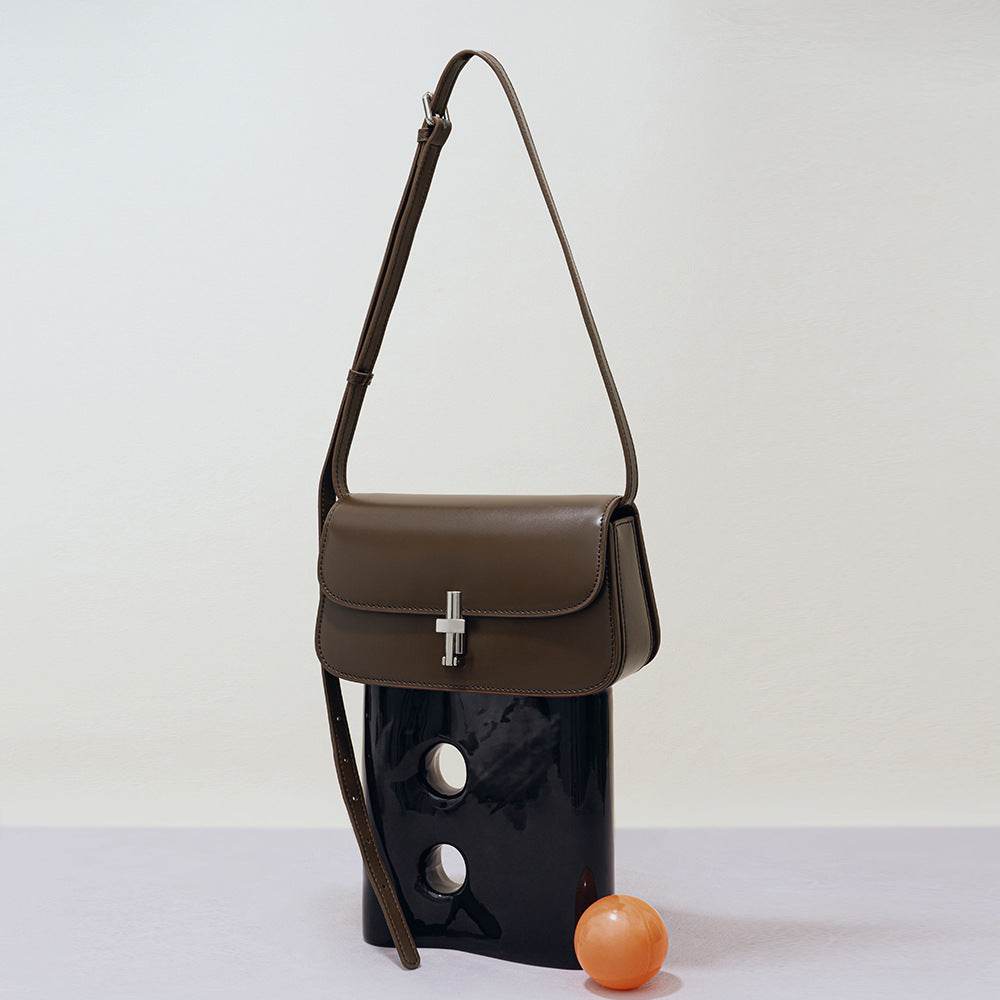 All-matching Genuine Leather Crossbody Bag For Women - Mubimart