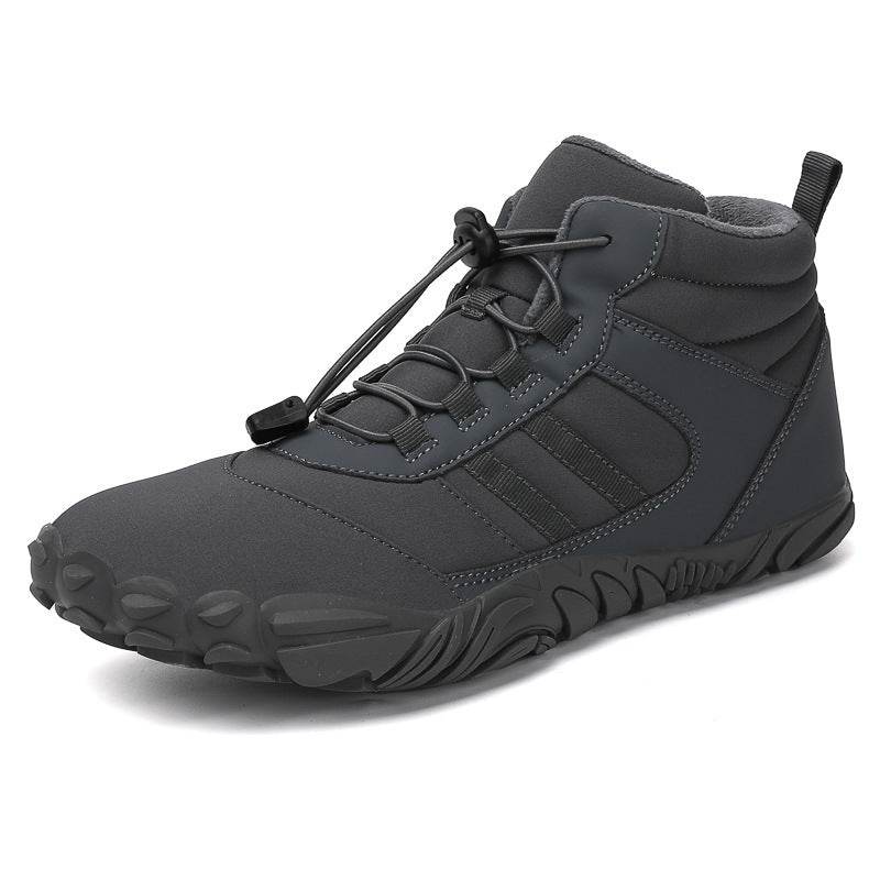High-top Snow Boots Hiking Camping Hiking Shoes Skiing Non-slip Plus Velvet Warm - Mubimart