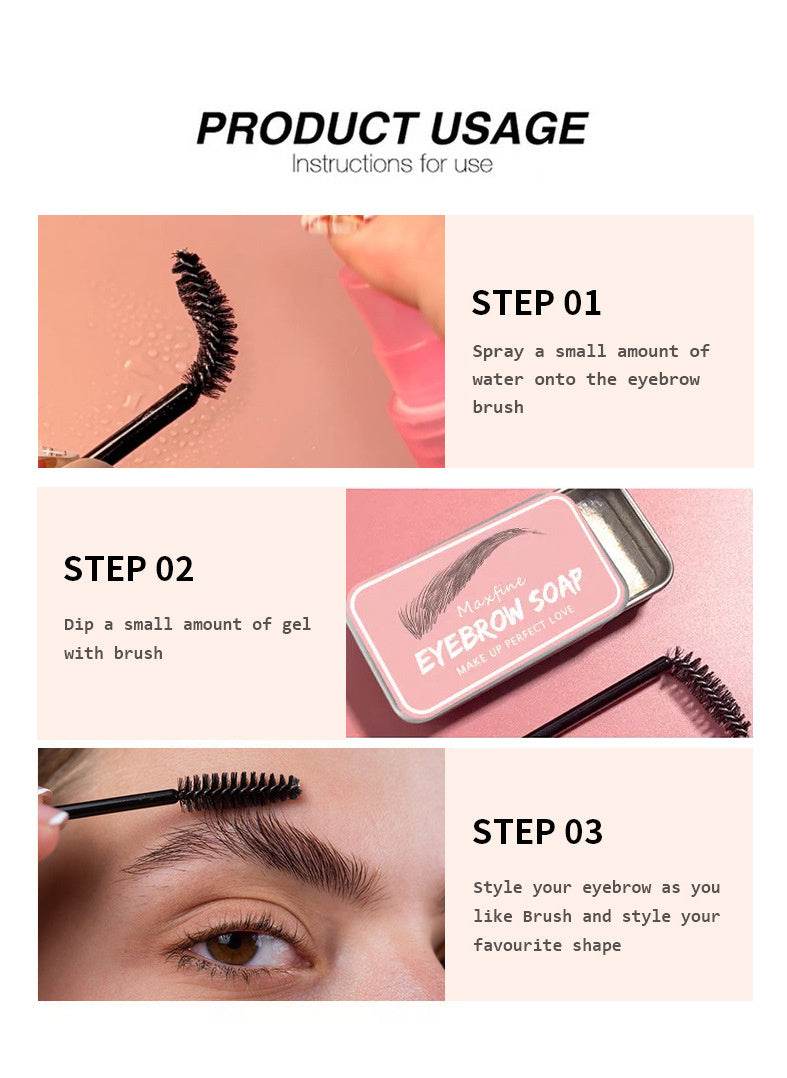 Refreshing Long-lasting Natural Shaping Eyebrow Cream - Mubimart