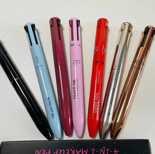 Four In One Eyebrow Pencil Lip Gloss Eyeliner Makeup Pencil - Mubimart