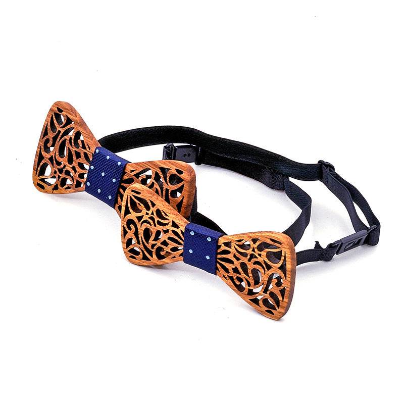 Wooden bow tie - Mubimart